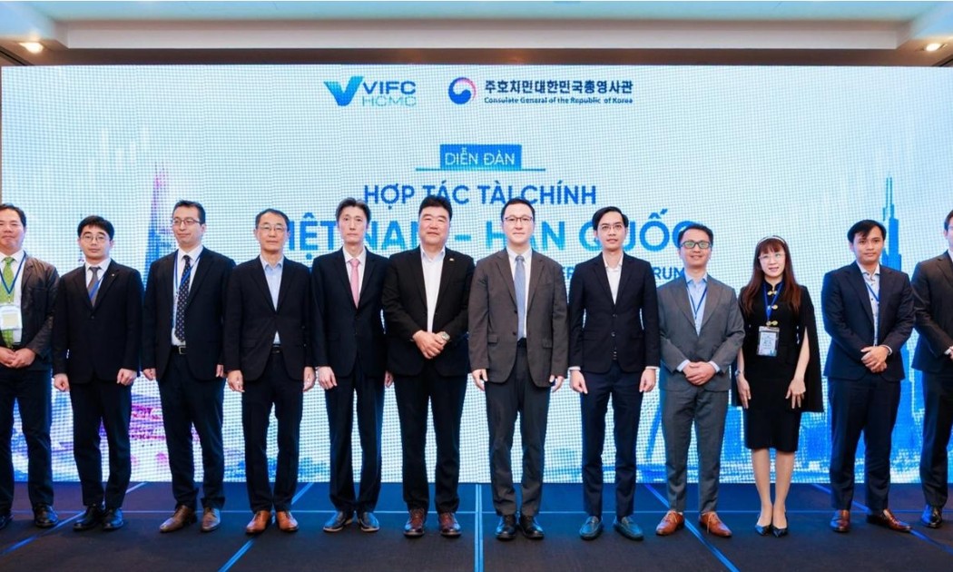 Các đại biểu tham gia diễn đàn Hợp tác Tài chính Việt Nam - Hàn Quốc. Ảnh: Nguyệt Hà.