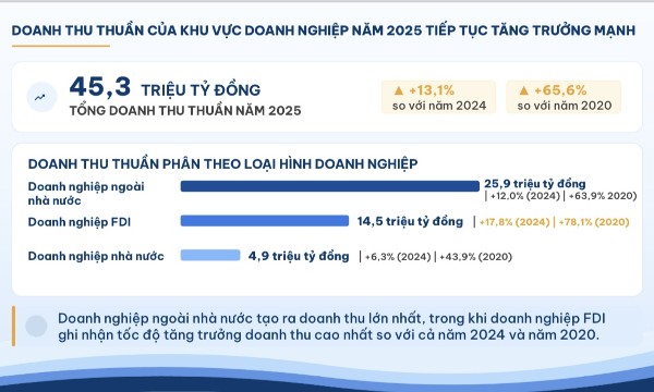 Doanh nghiệp ngoài nhà nước và FDI đang tạo việc làm lớn nhất cả nước