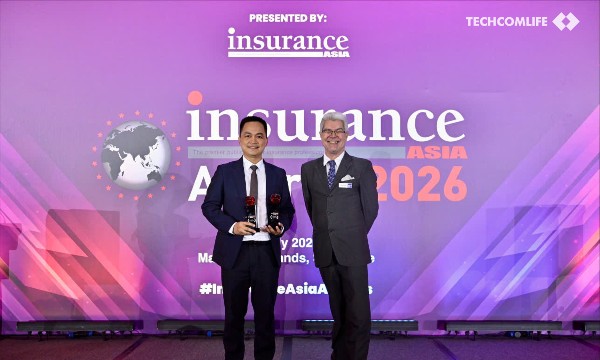 Techcom Life đoạt cú đúp giải thưởng tại Insurance Asia Awards 2026