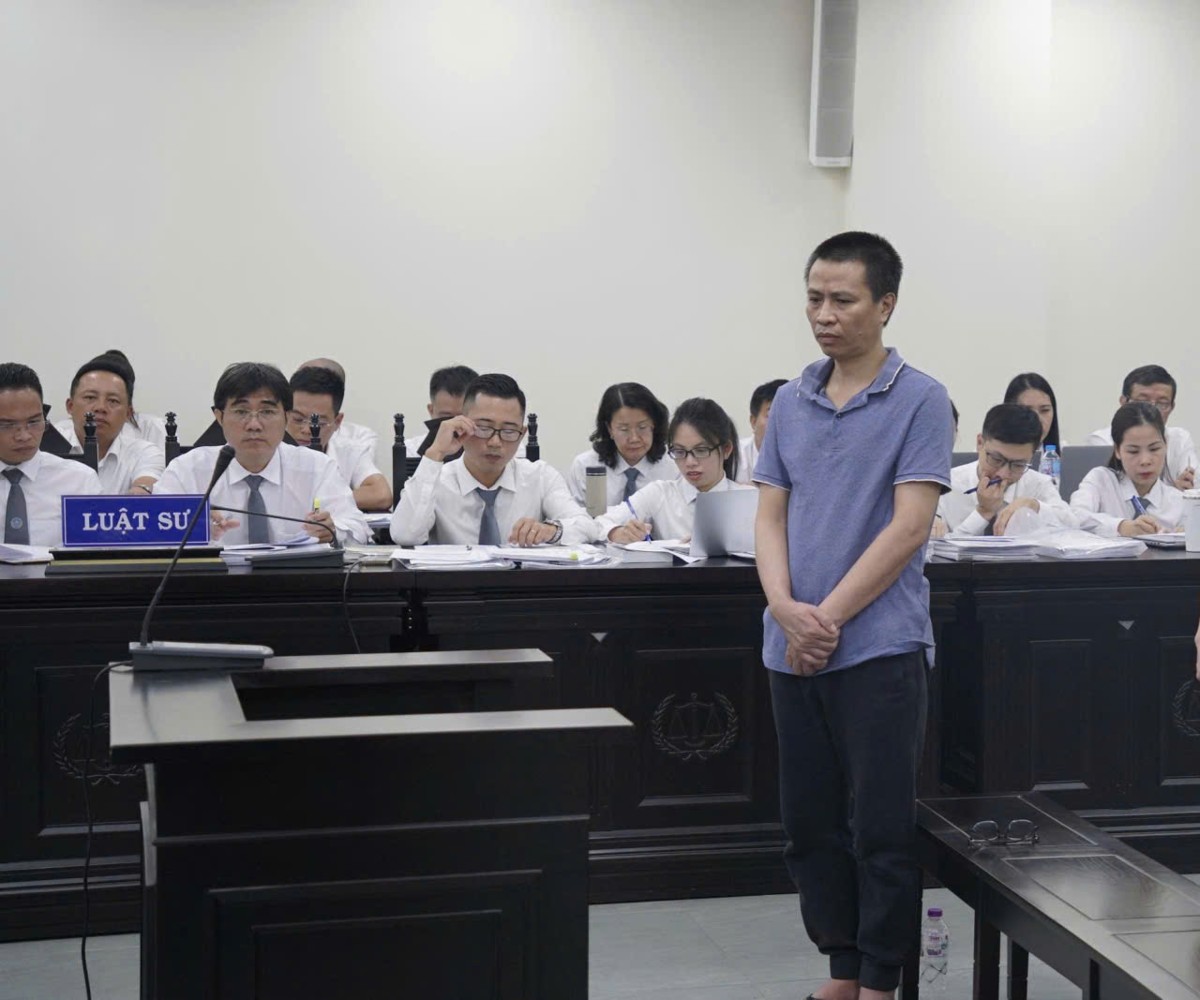 Bị cáo Khiêm tại tòa. Ảnh: Như Nguyệt.