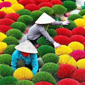Làng làm hương Quảng Phú Cầu, Hà Nội. Ảnh minh họa (Nguồn: Báo ảnh Việt Nam)