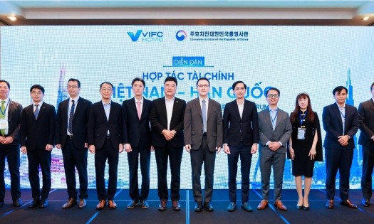Delegates at the Vietnam-South Korea Financial Cooperation Forum held in Ho Chi Minh City on July 13. (Photo: Nguyet Ha)
