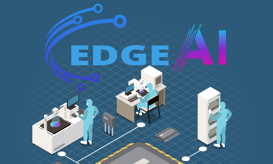 Edge AI giúp giảm độ trễ, tiết kiệm băng thông, tăng cường bảo mật dữ liệu. Ảnh minh họa