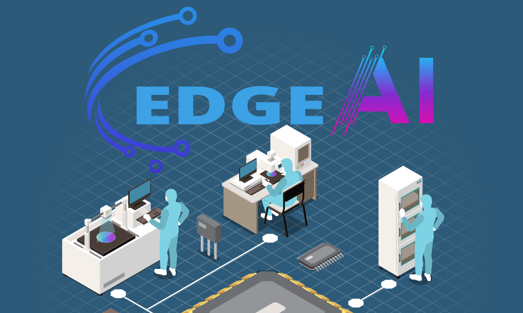 Edge AI giúp giảm độ trễ, tiết kiệm băng thông, tăng cường bảo mật dữ liệu. Ảnh minh họa