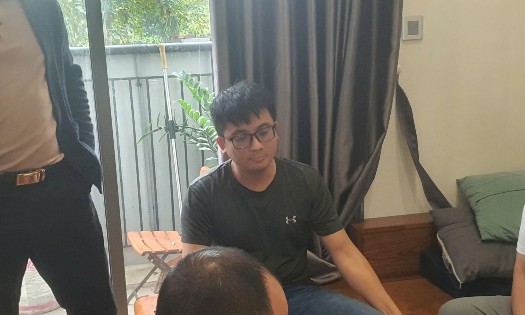 Đối tượng Đào Quang Huy. Ảnh: Cổng thông tin điện tử TP Hà Nội.
