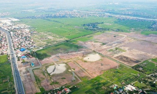 KCN Tràng Duệ 3 đã giải phóng mặt bằng hơn 300ha.