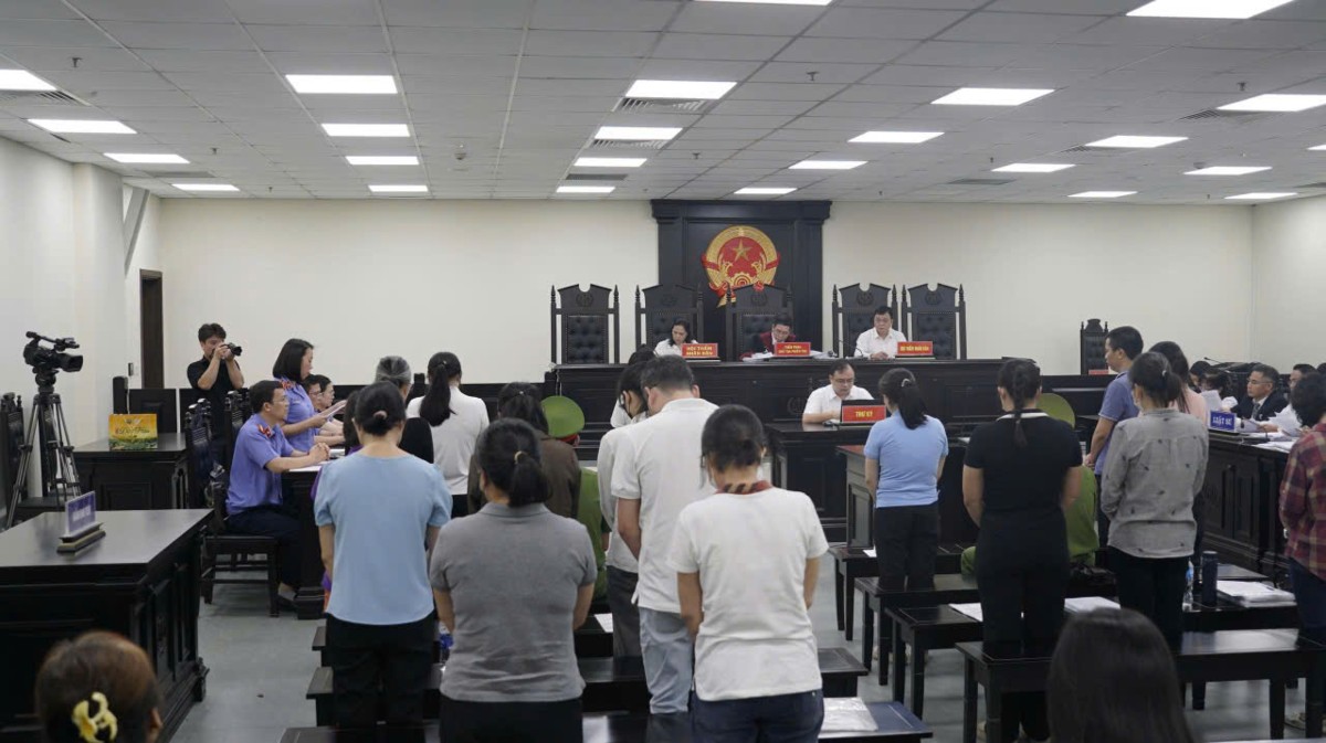Quang cảnh phiên tòa. Ảnh: Như Nguyệt.