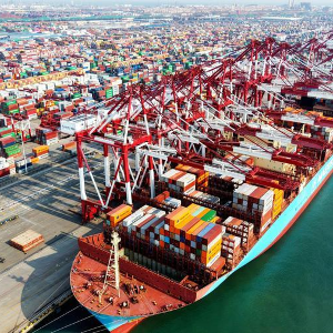 Cảng Thanh Đảo của Trung Quốc - Ảnh: Tân Hoa Xã.