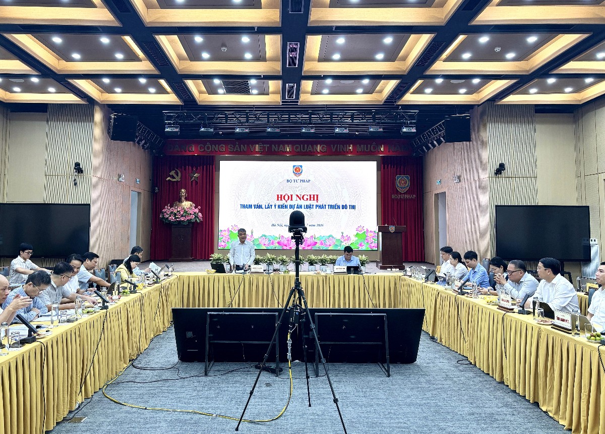 Quang cảnh hội nghị. Ảnh: MOJ.