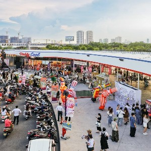 Đông đảo du khách và các gia đình đổ về The Global City, hòa mình vào không khí lễ hội mùa hè náo nhiệt. Ảnh: The Global City.