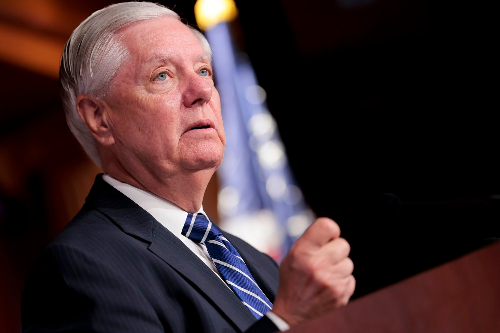 Cố Thượng nghị sĩ Cộng hòa Lindsey Graham là một trong những người đi đầu trong việc thúc đẩy các biện pháp trừng phạt cứng rắn hơn đối với Nga. Ảnh: Getty Images.