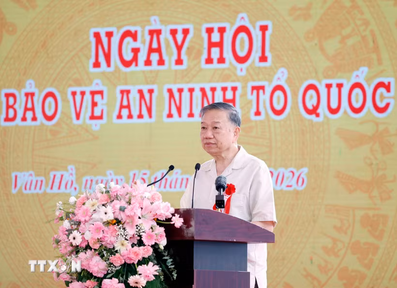 Tổng Bí thư, Chủ tịch nước Tô Lâm phát biểu. Ảnh: Thống Nhất/TTXVN