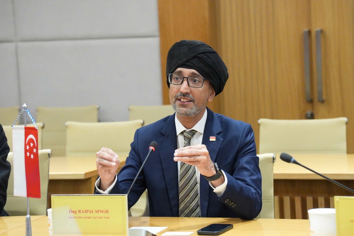 Đại sứ Singapore tại Việt Nam Rajpal Singh - Ảnh:MST.