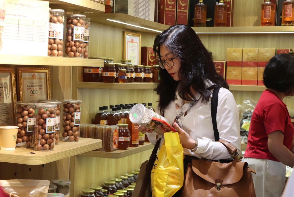 Các sản phẩm nông sản nổi tiếng của Điện Biên. Ảnh: Cục Quản lý và Phát triển thị trường trong nước.