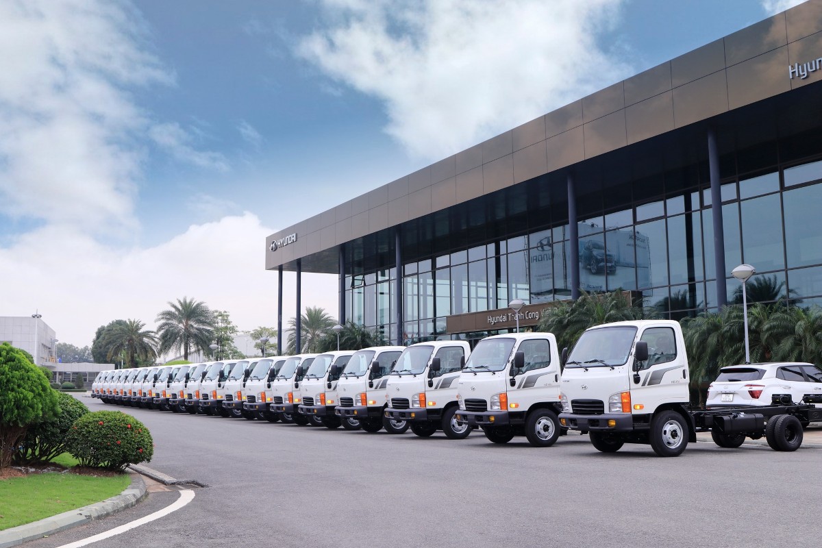 Hyundai là doanh nghiệp đóng góp lớn vào kim ngạch xuất nhập khẩu của Ninh Bình. Ảnh: Hyundai Thành Công.