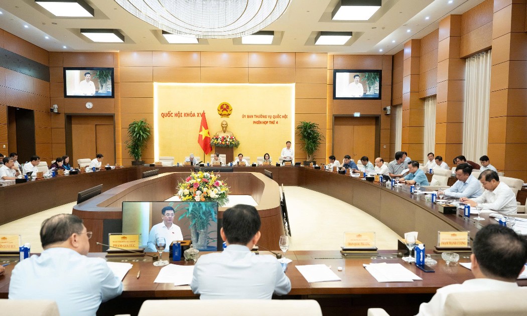 Quang cảnh phiên họp. Ảnh: Cổng thông tin điện tử của Quốc hội.