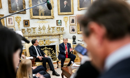 Tổng thống Mỹ Donald Trump trong một cuộc gặp báo chí tại Nhà Trắng - Ảnh: Nhà Trắng