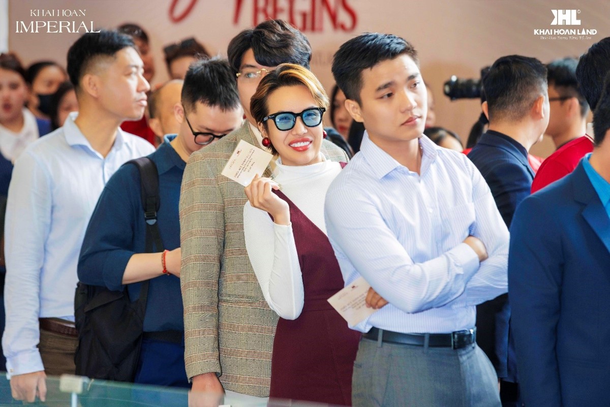 Hơn 500 chiến binh kinh doanh tham dự sự kiện trong không khí sôi động, háo hức. Ảnh: Khải Hoàn Land.