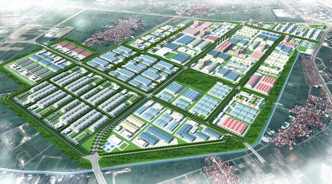 Phối cảnh Khu công nghiệp Đồng Văn I. Ảnh: Công ty Phát triển Hạ tầng các Khu công nghiệp Hà Nam.