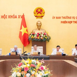 Chủ tịch Quốc hội Trần Thanh Mẫn chủ trì Phiên họp. Ảnh: Quốc hội.