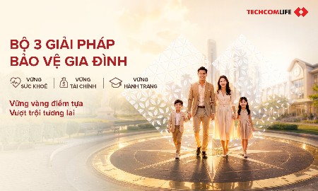 Vững Tài Chính - Trụ cột bảo vệ tài chính gia đình từ Techcom Life