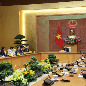 Quang cảnh buổi làm việc. Ảnh: VGP/Phương Nguyên