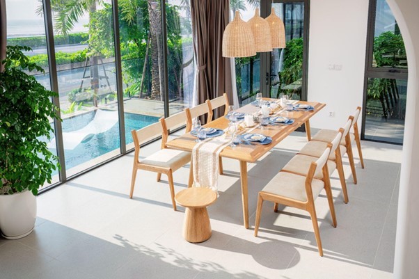 Gần 1 km mặt biển cùng hệ tiện ích đồng bộ tạo nên trải nghiệm sống nghỉ dưỡng tại Vlasta - Sầm Sơn. Ảnh: Vlasta - Sầm Sơn.