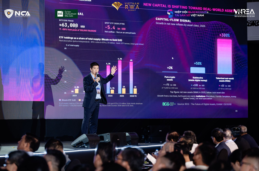 Theo ông Phan Đức Trung, trở ngại khiến thị trường chưa phát triển tương xứng với tiềm năng không nằm ở công nghệ token hóa, mà ở việc chưa xây dựng được đầy đủ niềm tin cho thị trường vốn.