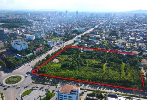 Vị trí khu đất HH-01. Ảnh: Ngọc Tú