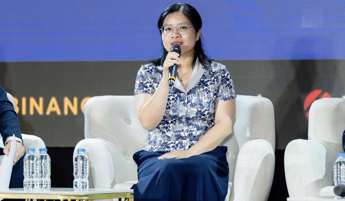 Bà Nguyễn Thị Minh Thơ, Phó Cục trưởng Cục Phòng, chống rửa tiền, Ngân hàng Nhà nước Việt Nam. Ảnh:BTC.