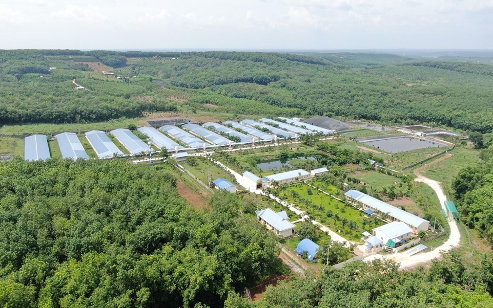 Hệ thống trang trại của C.P. Việt Nam được phát triển theo hướng kiểm soát an toàn sinh học. Ảnh: C.P. Việt Nam.