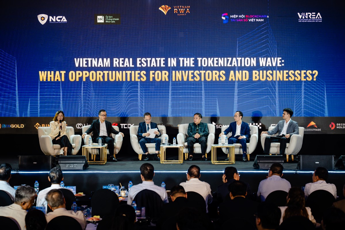 Các chuyên gia thảo luận về tiềm năng RWA tại Việt Nam. Ảnh: Ban tổ chức Vietnam RWA Summit 2026.