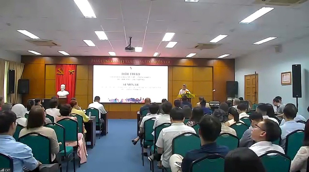 Hội thảo "Cơ hội và thách thức phát triển thị trường Thổ Nhĩ Kỳ" diễn ra ngày 21/7/2026. Ảnh: Song Hà.