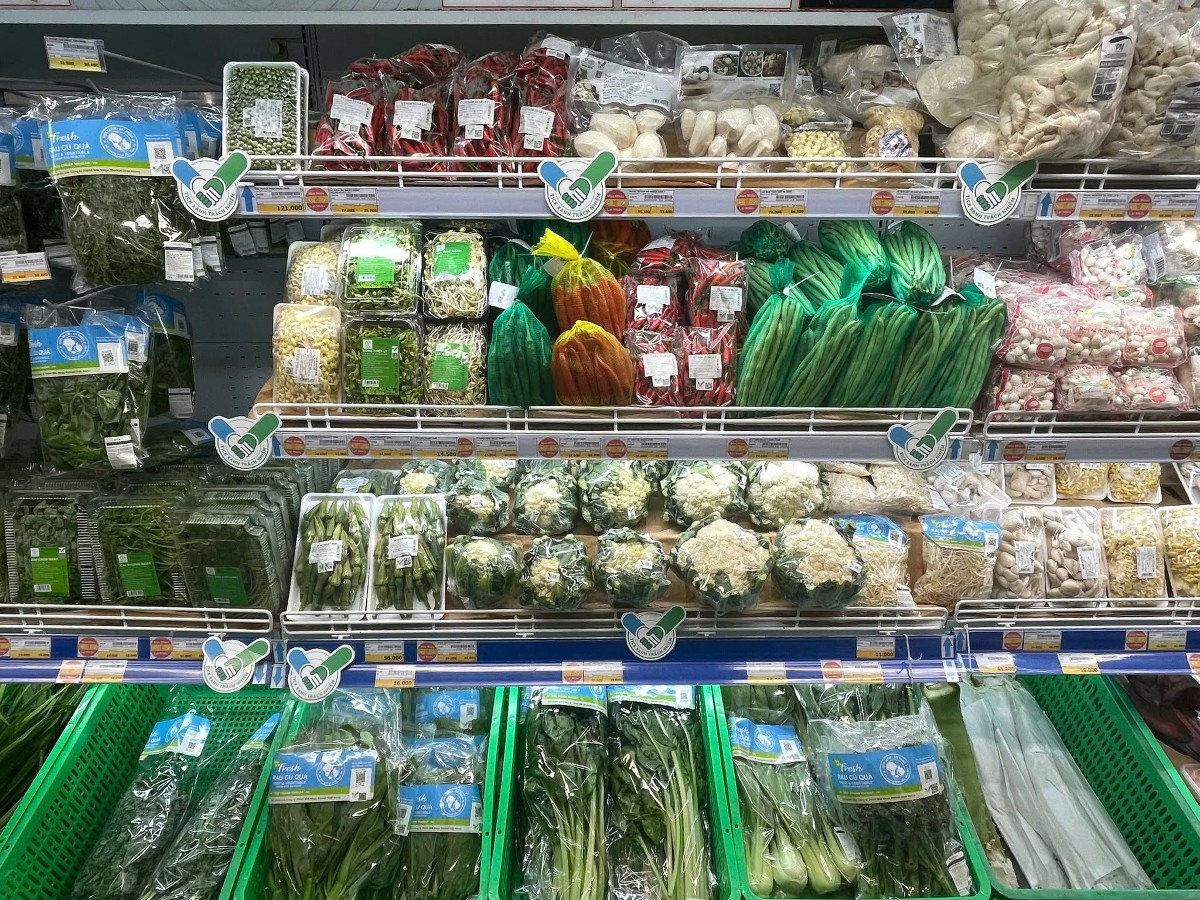 MM Mega Market đã hợp tác với hơn 100 hộ nông dân và hợp tác xã trên cả nước để phát triển vùng nguyên liệu đạt chuẩn. Ảnh: Tick xanh trach nhiệm