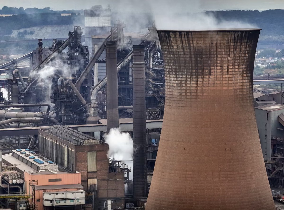 Một nhà máy thép của British Steel - Ảnh: Getty/Guardian.