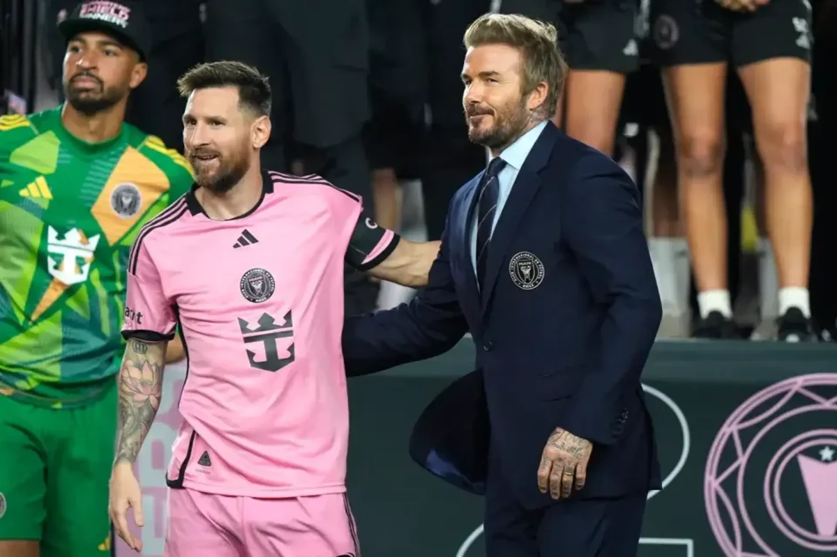 Inter Miami trở thành CLB duy nhất trên thế giới sở hữu cả ông chủ (Beckham) lẫn cầu thủ siêu sao (Messi) đều là tỷ phú. Ảnh: Tribuna