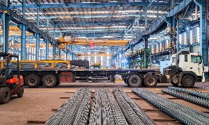 Sản xuất thép thô cả nước 6 tháng đầu năm 2026 đạt 15,18 triệu tấn, tăng 26,9% so với cùng kỳ năm 2025. Ảnh: Nguyệt Hà.