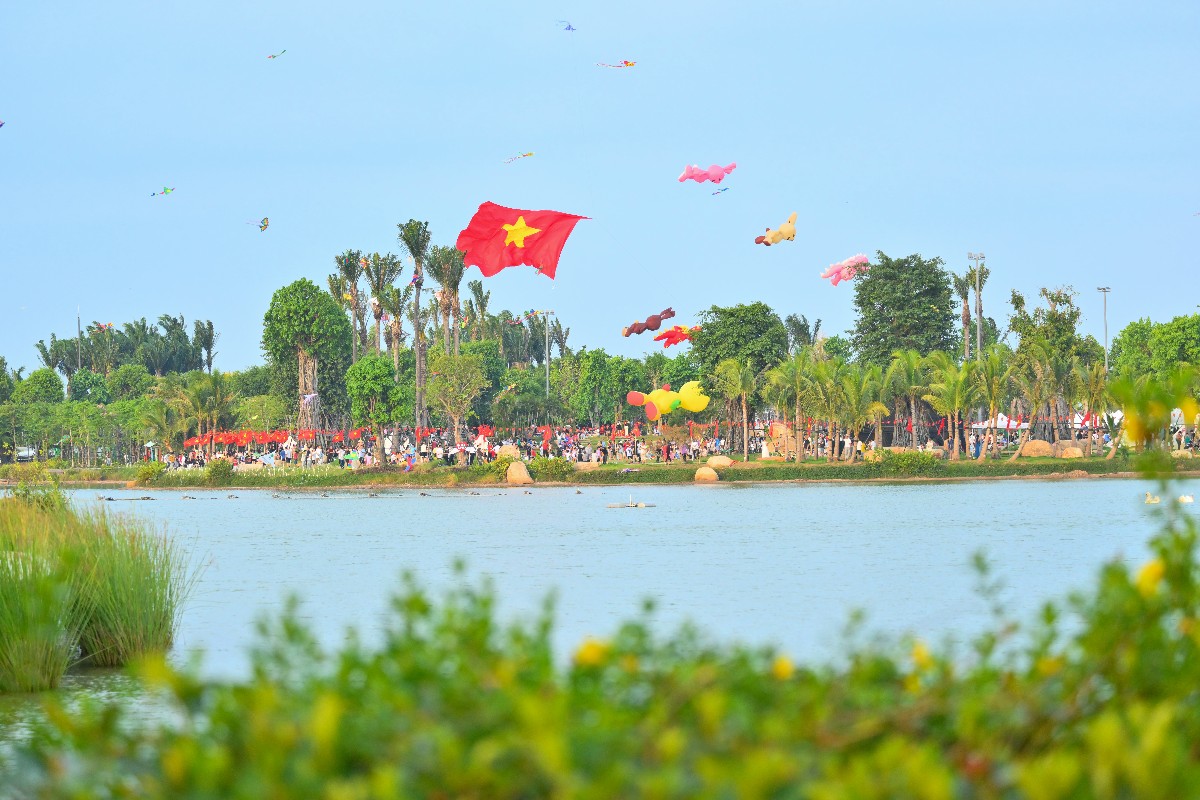 Eco Retreat trở thành điểm đến của nhiều gia đình cư dân, du khách. Ảnh: Anh Phương.