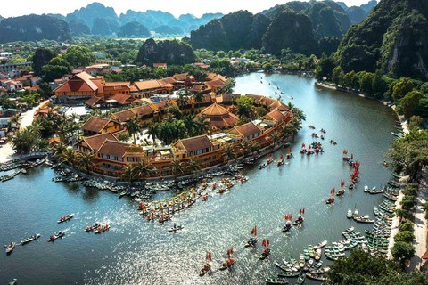 Xây dựng Ninh Bình trở thành thành phố trực thuộc Trung ương mang đặc trưng đô thị di sản vào năm 2030.(Ảnh Sở du lịch Ninh Bình)