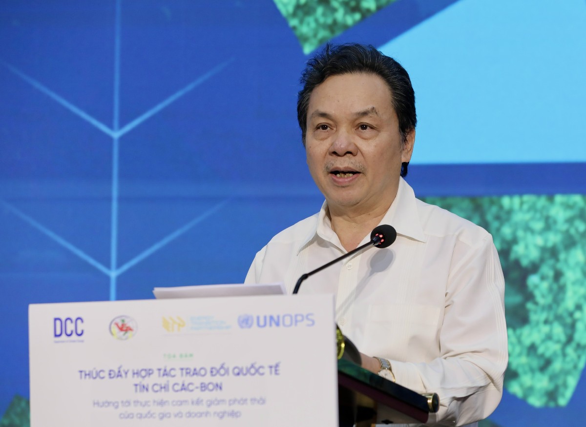 GS.TS. Hoàng Văn Cường, Phó Chủ tịch Hội Khoa học Kinh tế Việt Nam phát biểu bế mạc hội thảo - Ảnh: Tri Phong (VnEconomy)