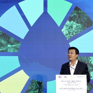 Ông Nguyễn Tuấn Quang, Phó Cục trưởng Cục Biến đổi Khí hậu, Bộ Nông nghiệp và Môi trường. Ảnh: Việt Dũng
