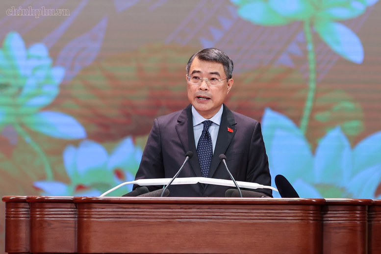 Thủ tướng Chính phủ Lê Minh Hưng phát biểu tại Hội nghị tri người có công với cách mạng toàn quốc năm 2026. Ảnh: VGP.