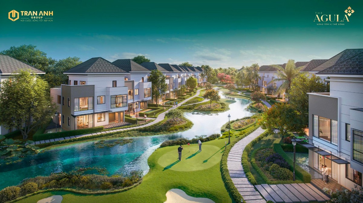 Sân tập Golf và sân Golf mini 6ha là điểm nhấn khác biệt, góp phần định hình chuẩn sống sinh thái liền kề Golf tại The AGULA.