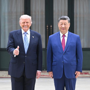 Tổng thống Mỹ Donald Trump và Chủ tịch Trung Quốc Tập Cận Bình trong chuyến thăm của nhà lãnh đạo Mỹ tới Trung Quốc ngày 15/5/2026 - Ảnh: Xinhua