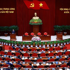 Tổng Bí thư, Chủ tịch nước Tô Lâm phát biểu bế mạc Hội nghị Ban Chấp hành Trung ương Đảng lần thứ 3, khóa XIV. Ảnh: TTXVN.