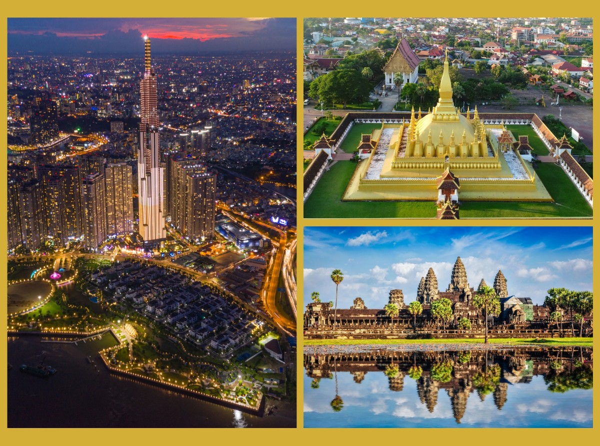 Thông thường các chương trình du lịch 3 nước Đông Dương đều bắt đầu và kết thúc ở Việt Nam, vì có nhiều tuyến bay kết nối Âu - Mỹ. Ảnh: Indochina Today Travel