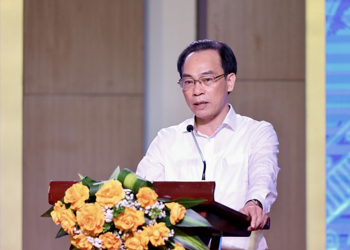 Bộ trưởng Bộ Giáo dục và đào tạo Hoàng Minh Sơn. Ảnh: Cổng thông tin điện tử Bộ GDDT