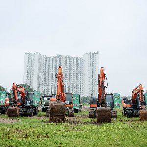 Hà Nội đang đẩy nhanh triển khai các dự án nhà ở xã hội. Ảnh: CTCP Him Lam