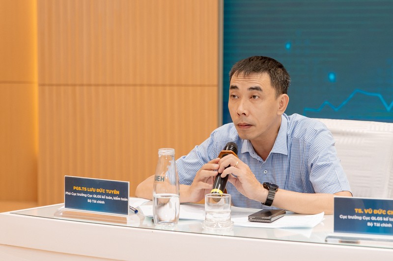 ông Lưu Đức Tuyên, Phó Cục trưởng Cục Quản lý, giám sát kế toán, kiểm toán (Bộ Tài chính). Nguồn: UEH