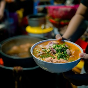 Bún bò Huế - tinh hoa ẩm thực cố đô. Ảnh: Cổng TTĐTTP Huế
